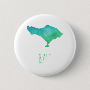 Bali Map Ronde Button 5,7 Cm