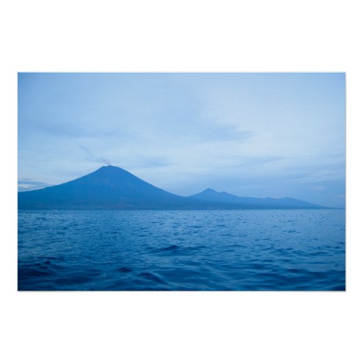 Bali Mount Agung Vroeg Ochtend Kunstposter Perfect Poster (Voorkant)