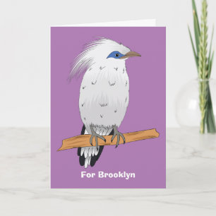 Bali Myna tropische exotische vogel Kaart