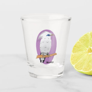 Bali Myna tropische exotische vogel Shot Glas