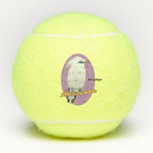 Bali Myna tropische exotische vogel Tennisballen