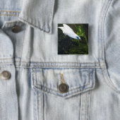 Bali Myna Vierkante Button 5,1 Cm (In situ)