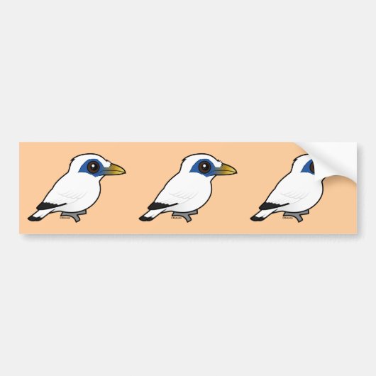 Bali Mynah Bumpersticker (Voorkant)