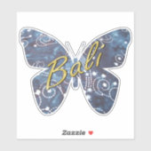 Bali Nights Batik Vlinder Sticker (Vel)
