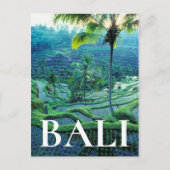 Bali | Overview of Rice Terraces Briefkaart (Voorkant)