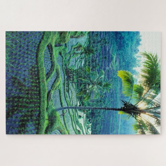 Bali | Overview of Rice Terraces Legpuzzel (Horizontaal)