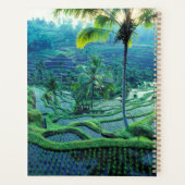 Bali | Overzicht van rijstterrassen Planner (Achterkant)