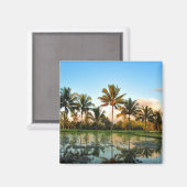 Bali Palm Trees magneet (Voorkant / Achterkant)