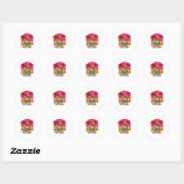 Bali Paradise Ronde Sticker (Vel)