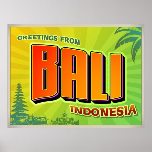 BALI poster (Voorkant)