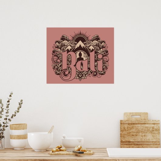 Bali Poster (Keuken)