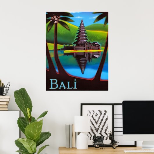 Bali-Poster Poster (Thuiskantoor)