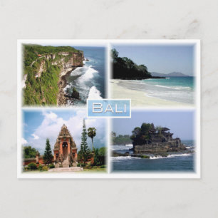 Bali - Pura Luur Uluwatu - Padangbai Secret Beach Briefkaart