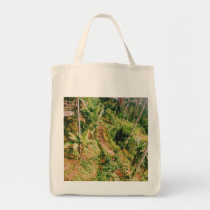 Bali regenwoud trap tote bag
