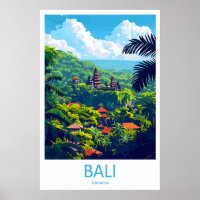 Bali Reisprint Muur Kunst Bali Muur Hanging Thuis