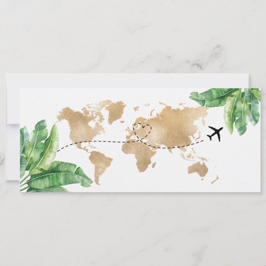 Bali Retreat Surprise Verjaardag Boarding Pass Kaart (Achterkant)