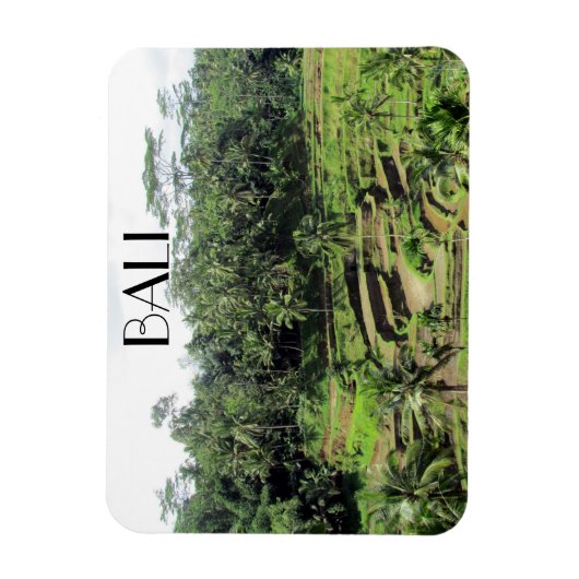 bali rice paddies magneet (Verticaal)