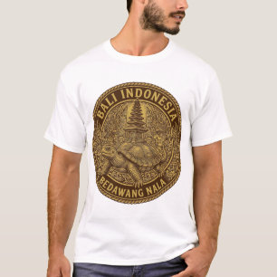 Bali Schildpad Pagode Munt Motief T-shirt