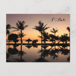 Bali Sonnenuntergang Briefkaart