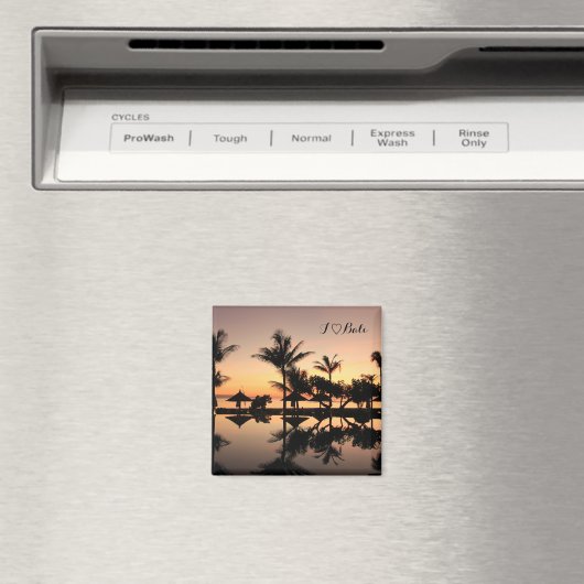 Bali Sonnenuntergang Magneet (Insitu (Vaatwasser))