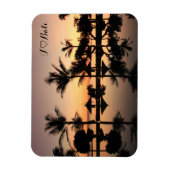 Bali Sonnenuntergang Magneet (Verticaal)