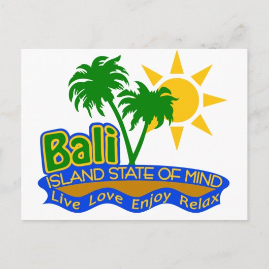 Bali State of Mind briefkaart (Voorkant)