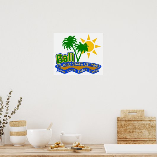 Bali State of Mind poster (Keuken)