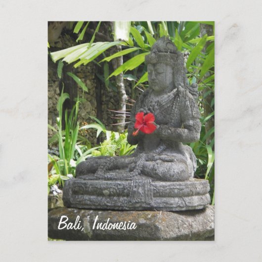 Bali Statue Briefkaart (Voorkant)