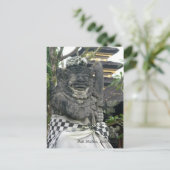Bali Statue Briefkaart (Staand voorkant)