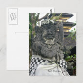 Bali Statue Briefkaart (Voorkant / Achterkant)