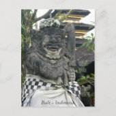 Bali Statue Indonesië Briefkaart (Voorkant)