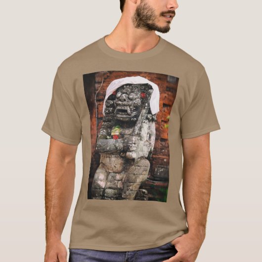 Bali Stone Lion T-shirt (Voorkant)