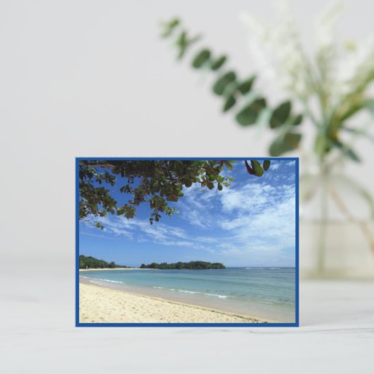 bali strand uitzicht briefkaart (Staand voorkant)