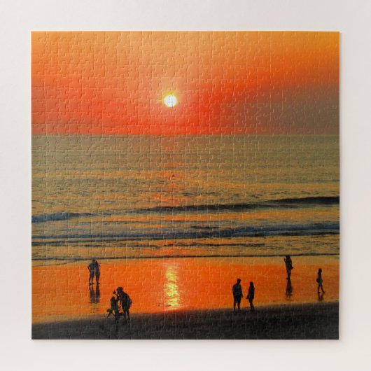 Bali strand zonsondergang legpuzzel (Verticaal)