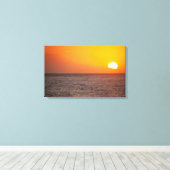 Bali Sunset at Nusa Penida – Canvas Art Print (Insitu (Houten vloer))