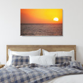 Bali Sunset at Nusa Penida – Canvas Art Print (Insitu (Slaapkamer))