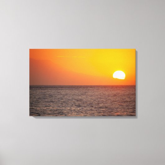 Bali Sunset at Nusa Penida – Canvas Art Print (Voorkant)