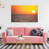 Bali Sunset at Nusa Penida – Canvas Art Print (Insitu (Woonkamer))
