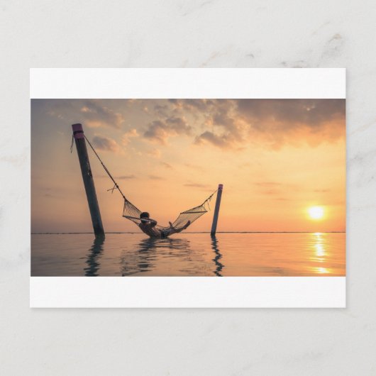 Bali Sunset Briefkaart (Voorkant)