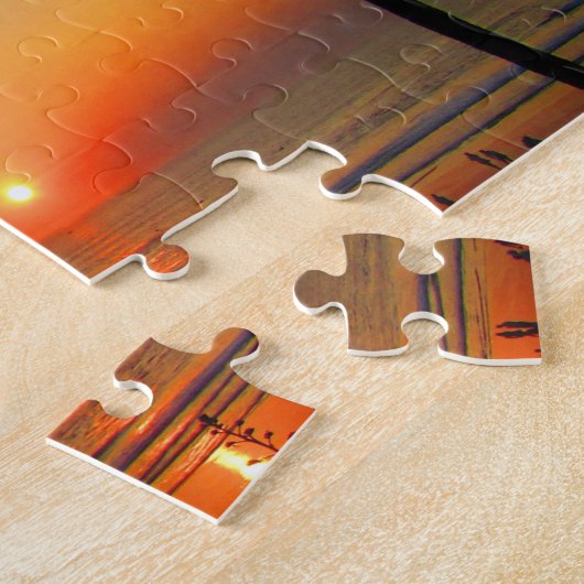 bali sunset legpuzzel (Zijkant)