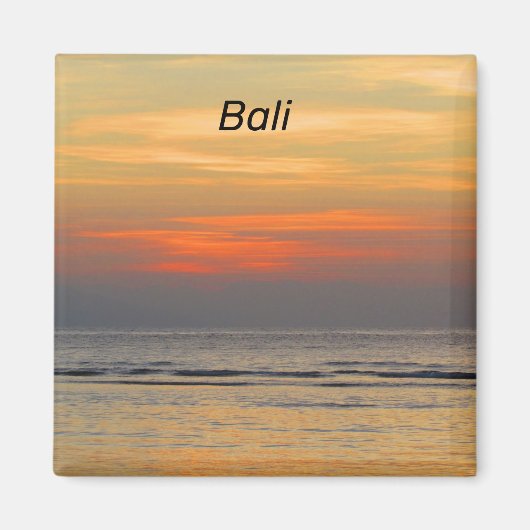 Bali Sunset Magnet (Voorkant)