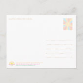 Bali Sunset Palm Leaf – Travel Postcard Briefkaart (Achterkant)