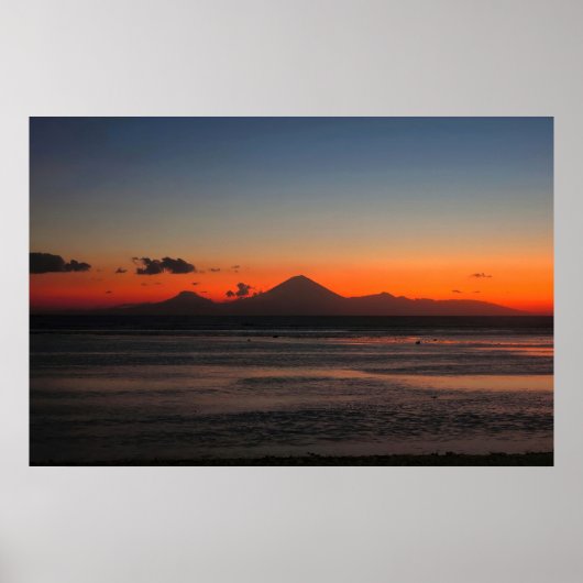 Bali Sunset Poster (Voorkant)