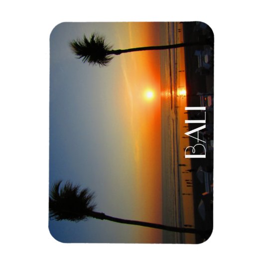bali sunset seminyak magneet (Verticaal)
