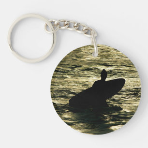 Bali Surf Gouden Uur - Acryl Sleutelhanger