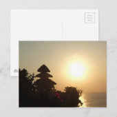 Bali tempel briefkaart (Voorkant / Achterkant)