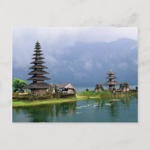 bali tempel indonesië briefkaart