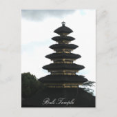 Bali Temple Briefkaart (Voorkant)
