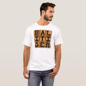 Bali Tijger, Woeste Kat T-shirt (Voorkant volledig)