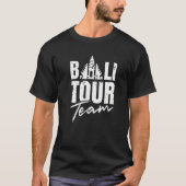 Bali Tour Team Waves Summer Indonesia Vacking T-shirt (Voorkant)